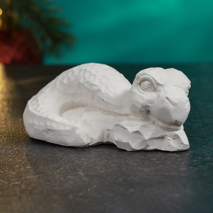 Новый год. Символ 2025. Фигура для раскраски  Новый год. Символ 2025. Фигура для раскраски "Змееныш" 8х4х3см