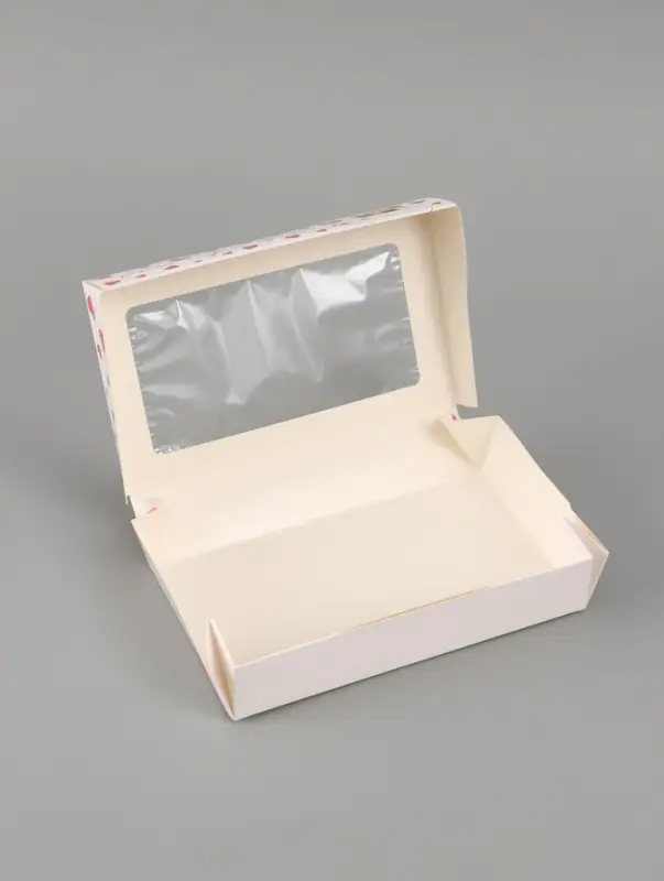 Коробка подарочная складная &laquo;Подарок&raquo;, 20&times;12&times;4 см, с окном