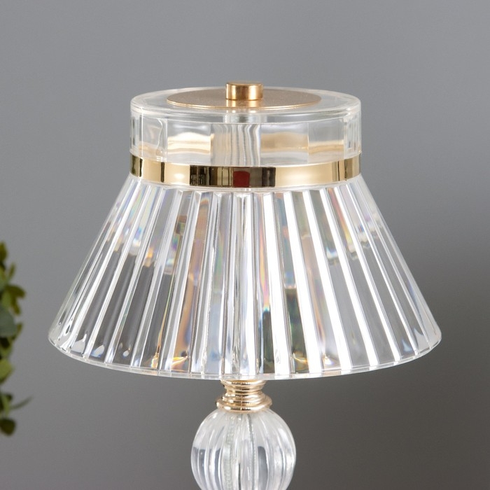 Настольная лампа сенсорная Настольная лампа сенсорная "Гела" LED 10Вт АКБ золото 15х15х30 см