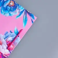 Пакет подарочный ламинированный &laquo;Бутоны счастья&raquo;, розовый, 26&times;12&times;32 см