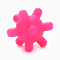 Игрушка для собак с пищалкой &laquo;Мячик, шипы&raquo;, 5 см, фуксия