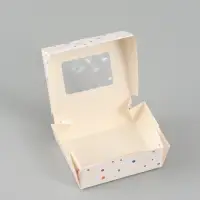 Коробка подарочная складная &laquo;Путевка в сладкую жизнь&raquo;, 10&times;8&times;3.5 см, с окном