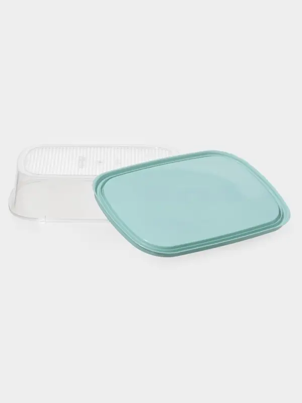 Набор пищевых контейнеров SparkPlast BioFresh, 3 шт.: 500 мл, 1 л, 1.6 л, прозрачный, крышки МИКС