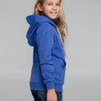 Толстовка с капюшоном детская Kirenga Kids, ярко-синяя, 6 лет