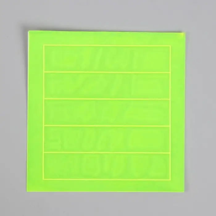 Светоотражающие наклейки «Полоска», 12×2.5 см, 5 шт. на листе, МИКС Светоотражающие наклейки «Полоска», 12×2.5 см, 5 шт. на листе, МИКС