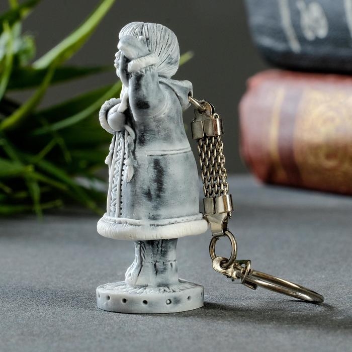 Брелок  Брелок "Девушка с бубном у уха" 6см