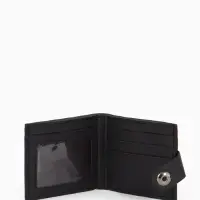 Портмоне мужское на магните, отдел для купюр, для карт, цвет чёрный