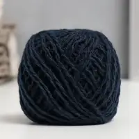 Пряжа для вязания спицами, крючком «Карачаевская», моток, 100% акрил, 100 м/40±5 г, (т. синий)