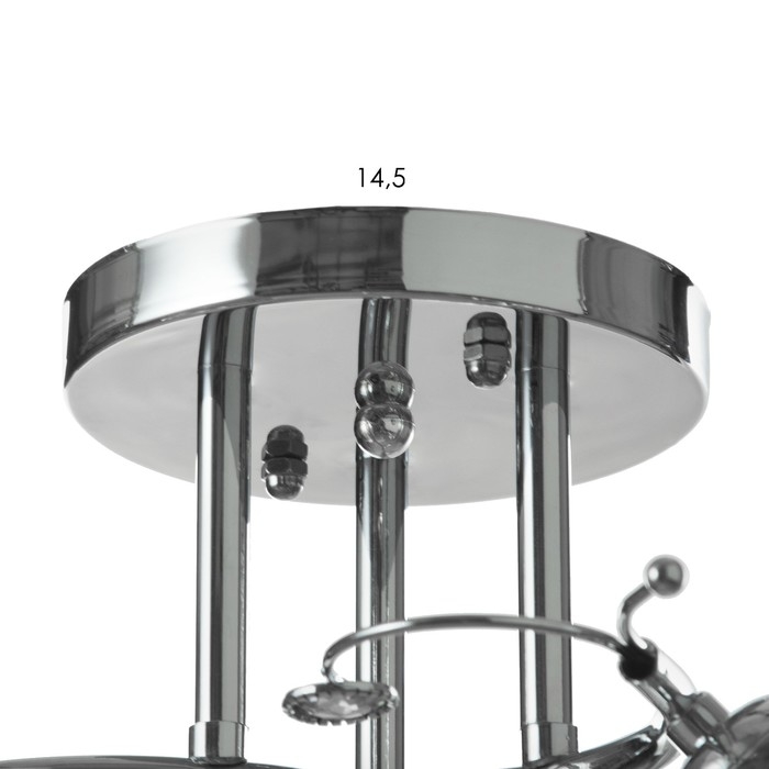 Люстра Рошель 3x60Вт E27 хром 42х42х26см. Люстра Рошель 3x60Вт E27 хром 42х42х26см.