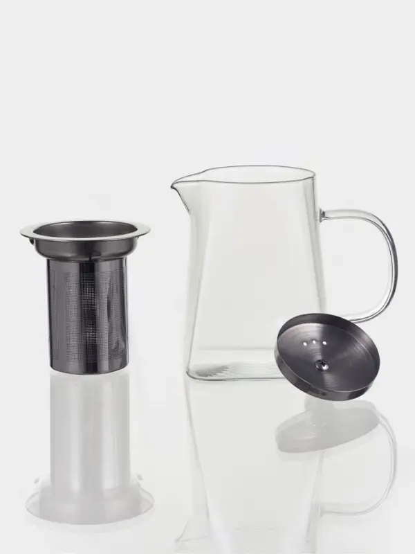 Чайник стеклянный заварочный с металлическим ситом Magistro &laquo;Дарси&raquo;, 450 мл, 14&times;8.5&times;13.5 см
