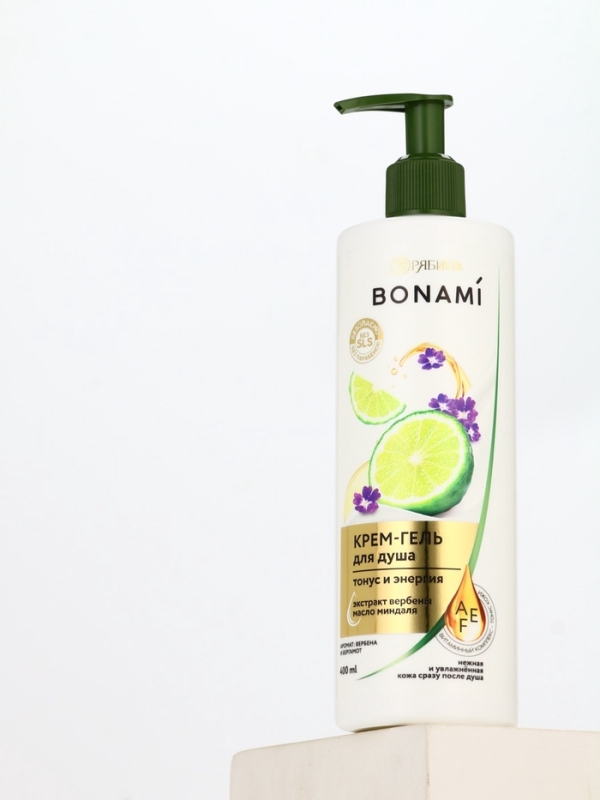 Крем-гель для душа "Вербена и бергамот", 400 мл
