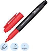 Маркер перманентный ATTACHE красный 1,5-3мм.