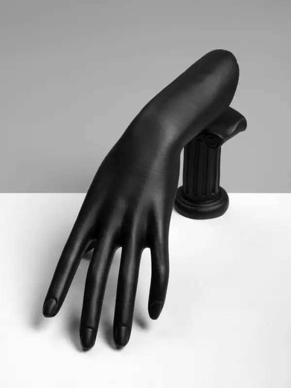 Подставка для украшений &laquo;QF. Рука&raquo;, 10.5&times;23.5&times;13 см, чёрная