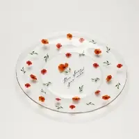 Тарелка стеклянная &laquo;Все цветы для тебя&raquo;, 19.6 см