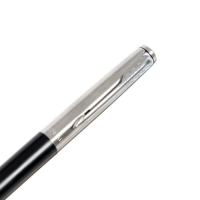 Ручка перьевая Parker Jotter Core F63 Bond Street Black CT M, корпус из нержавеющей стали