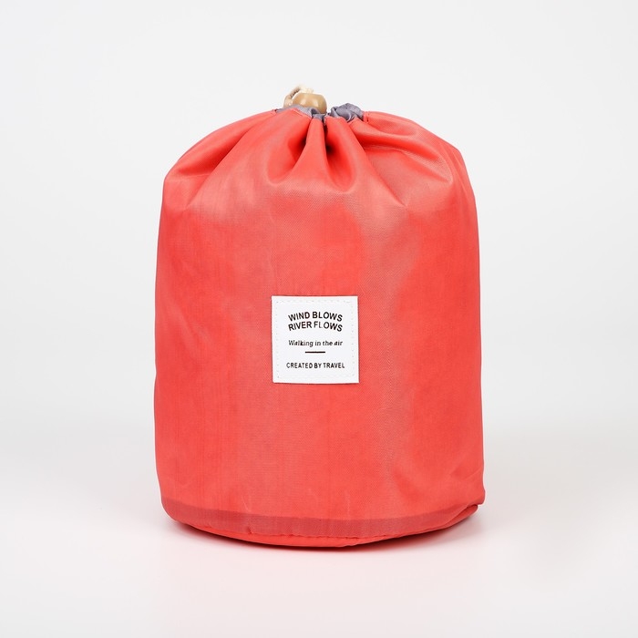 Косметичка на шнурке, с кошельком, цвет красный Косметичка на шнурке, с кошельком, цвет красный