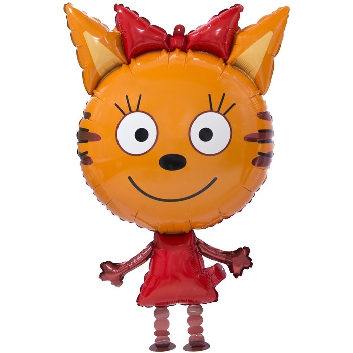 Шар фольгированный 32 Шар фольгированный 32" «Три кота. Карамелька», ходячая фигура