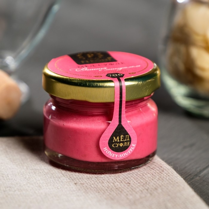 Мёд-суфле Вишня с миндалем, 30 г Мёд-суфле Вишня с миндалем, 30 г