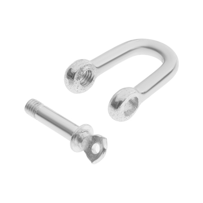 Скоба такелажная, тип прямой, 6 мм, цинк, 100 шт Скоба такелажная, тип прямой, 6 мм, цинк, 100 шт