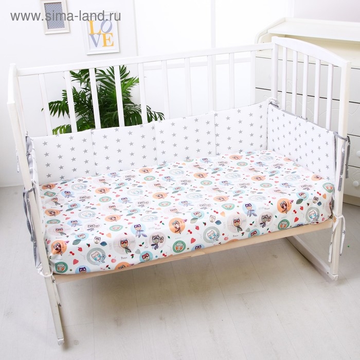 Клеёнка с ПВХ-покрытием «Совушки», 100х140 см Клеёнка с ПВХ-покрытием «Совушки», 100х140 см