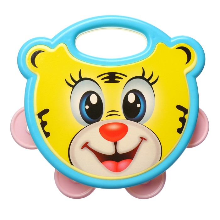 Погремушка - бубен «Малыши», МИКС, Крошка Я Погремушка - бубен «Малыши», МИКС, Крошка Я