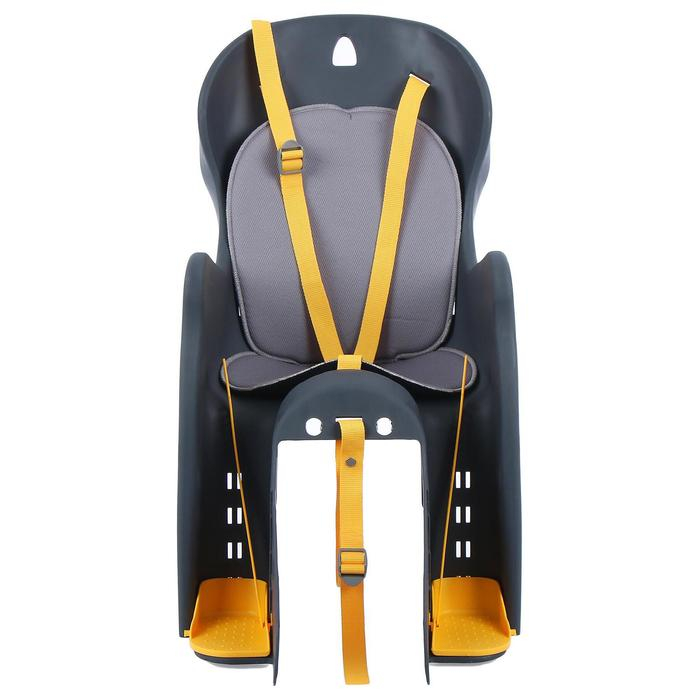 Велокресло заднее BQ-7B, крепление на багажник, цвет тёмно-серый Велокресло заднее BQ-7B, крепление на багажник, цвет тёмно-серый