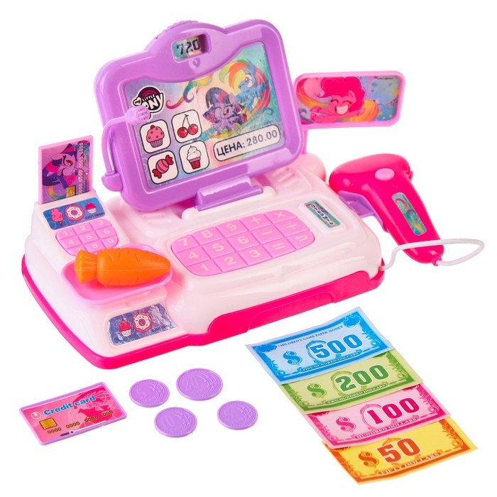 Касса-калькулятор, My Little Pony, свет, звук Касса-калькулятор, My Little Pony, свет, звук