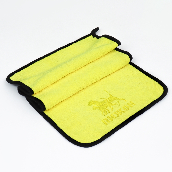 Полотенце для животных супервпитывающее, среднее, 30 х 60 см, жёлтое Полотенце для животных супервпитывающее, среднее, 30 х 60 см, жёлтое