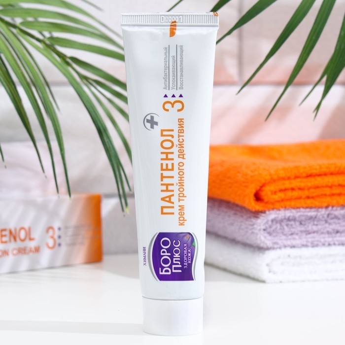 Крем BOROPLUS Healthy Skin Pantenol тройного действия, 60 мл Крем BOROPLUS Healthy Skin Pantenol тройного действия, 60 мл