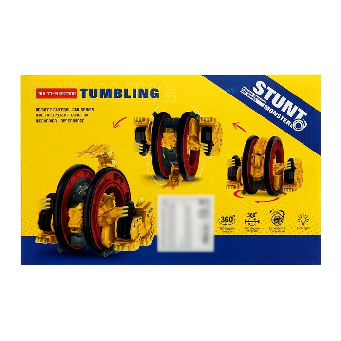 Машинка-перевёртыш «Скорпион», работает от аккумулятора, цвет красный Машинка-перевёртыш «Скорпион», работает от аккумулятора, цвет красный