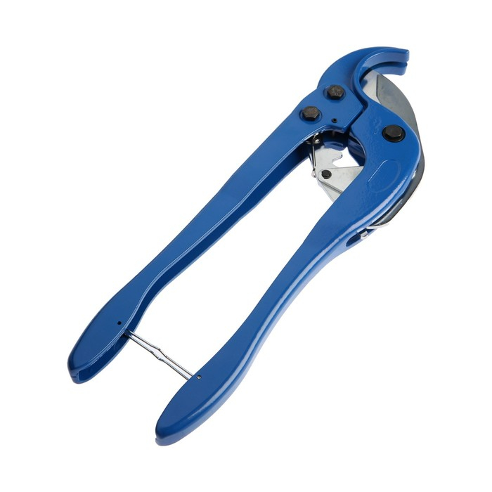 Ножницы для резки труб ТУНДРА по пластику, полуавтомат, усиленные, удлиненные, до 64 мм Ножницы для резки труб ТУНДРА по пластику, полуавтомат, усиленные, удлиненные, до 64 мм