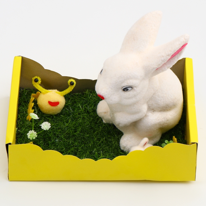 Пасхальный декор «Зайчик на травке» 24 × 19 × 23 см Пасхальный декор «Зайчик на травке» 24 × 19 × 23 см