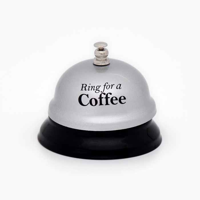 Звонок настольный  Звонок настольный "Ring for a coffee", 7.5 х 7.5 х 6 см