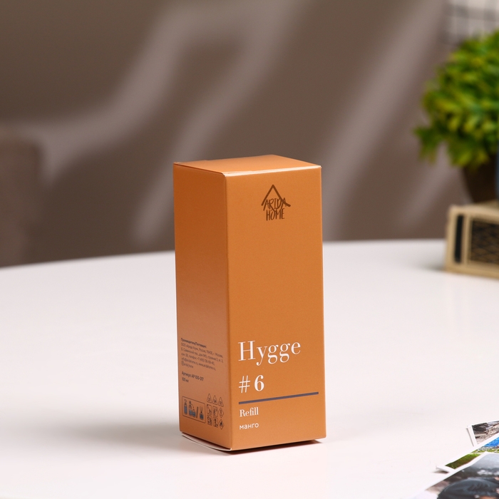 Наполнитель для ароматического диффузора Хюгге #6 Манго 100 мл