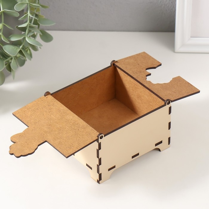 Шкатулка комбинированная  Шкатулка комбинированная "Котёнок" 10,5х10х7 см