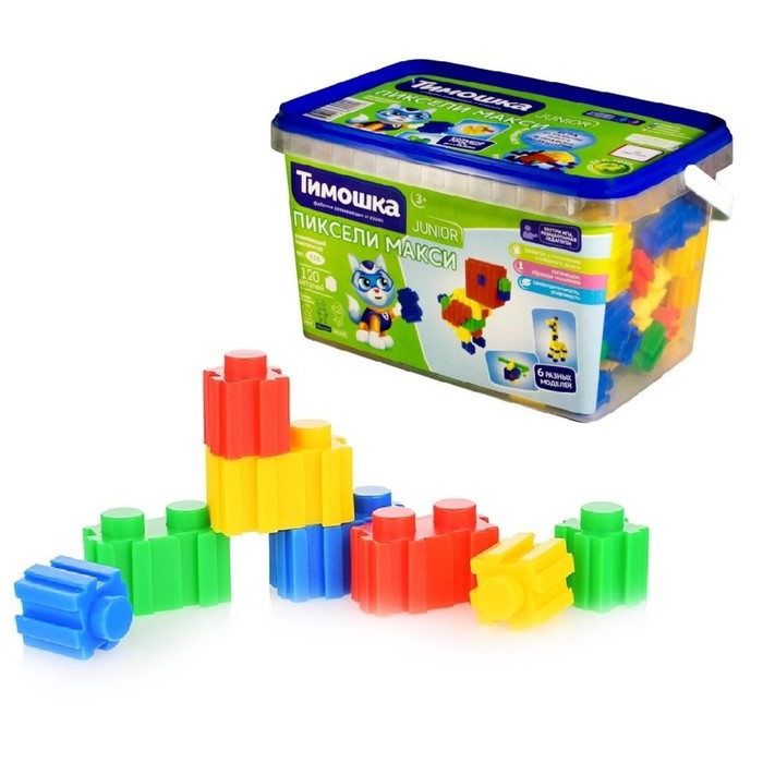 Конструктор «Пиксели макси», 120 деталей Конструктор «Пиксели макси», 120 деталей