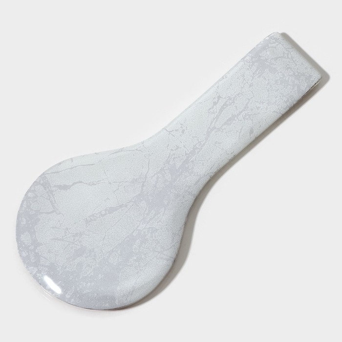 Подставка под ложку Magistro «Мрамор», 24×11×1 см, цвет белый Подставка под ложку Magistro «Мрамор», 24×11×1 см, цвет белый
