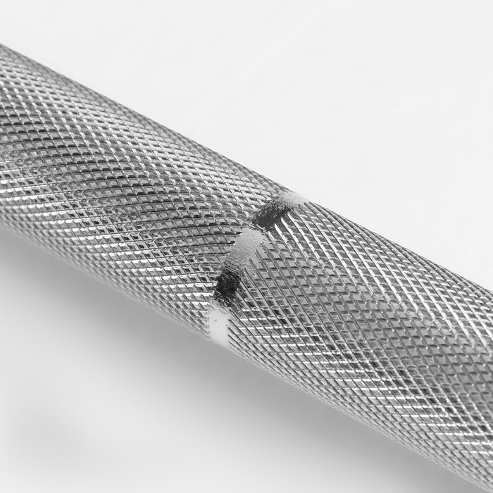 Гриф для штанги прямой, металлический, хромированный, d=28 мм, 180 см Гриф для штанги прямой, металлический, хромированный, d=28 мм, 180 см