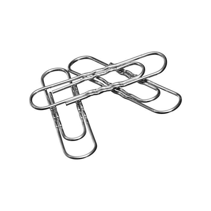 Скрепки канцелярские GLOBUS, 40 шт., 75 мм, оцинкованные, гофрированные Скрепки канцелярские GLOBUS, 40 шт., 75 мм, оцинкованные, гофрированные