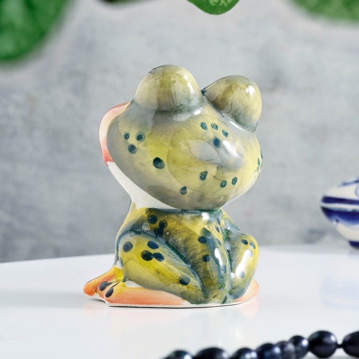 Сувенир Сувенир "Квакушка", гжель, цвет