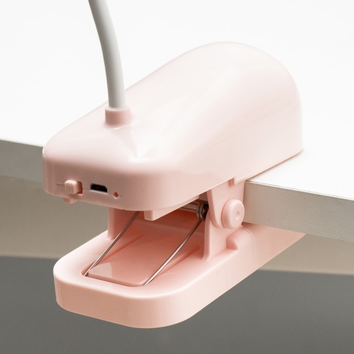 Настольная лампа на прищепке Настольная лампа на прищепке "Мультяши" LED 3Вт USB АКБ МИКС 5,7х10,5х25 см RISALUX