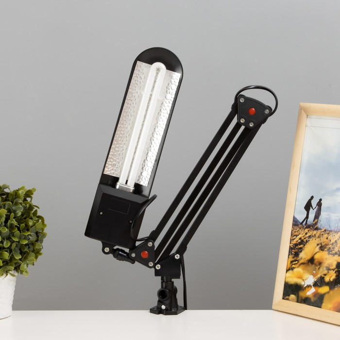 Настольная лампа 1х11вт G23 черный