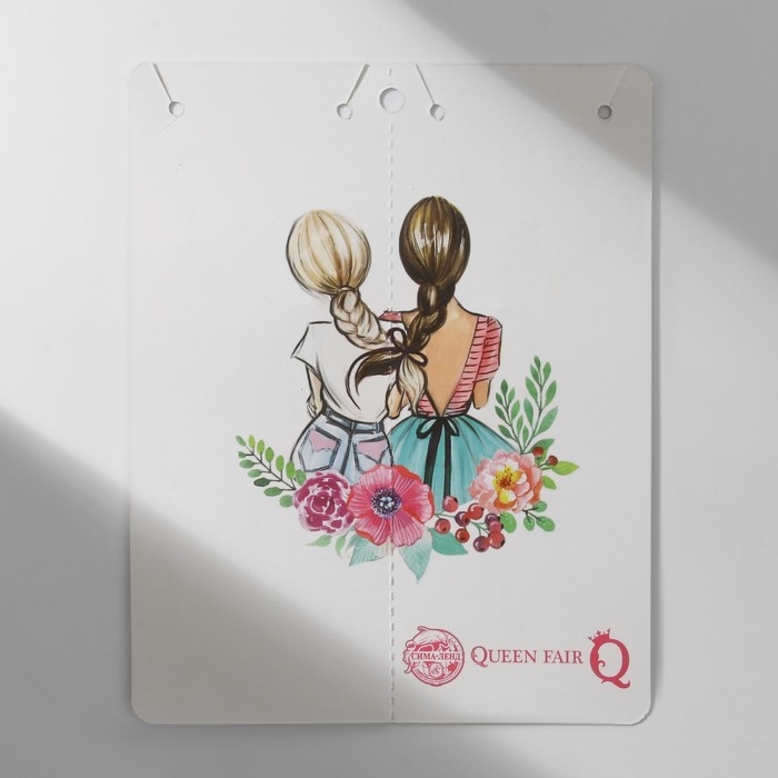 Кулоны «Неразлучники» best friends, цветы, цветные в серебре, 45 см Кулоны «Неразлучники» best friends, цветы, цветные в серебре, 45 см