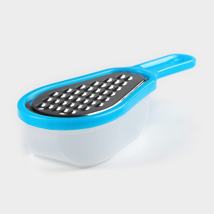 Тёрка с контейнером для детского питания Доляна «Груша», 16 см, мелкая, цвет МИКС Тёрка с контейнером для детского питания Доляна «Груша», 16 см, мелкая, цвет МИКС