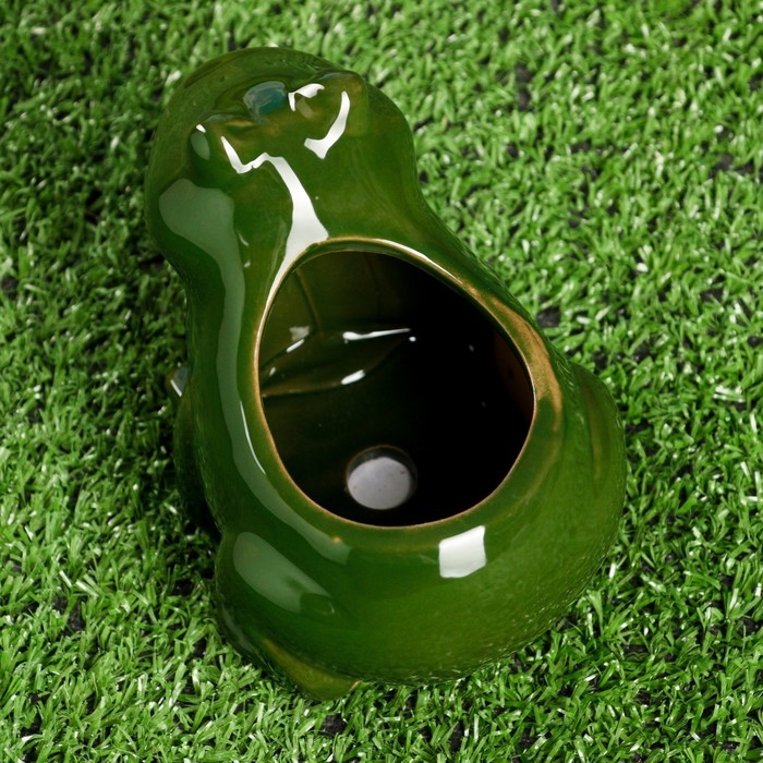 Горшок Горшок "Лягушка" 12х10х9см