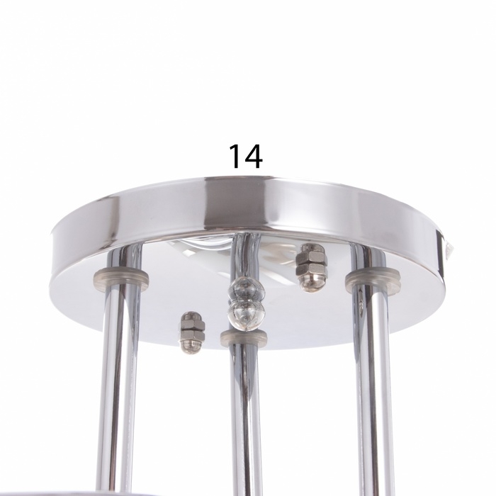 Люстра Люстра "Дорис" 3х40Вт Е27 Хром МОДЕЛЬ: 2679462