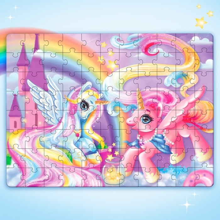 Пазлы светящиеся «Страна волшебства», 88 деталей Пазлы светящиеся «Страна волшебства», 88 деталей