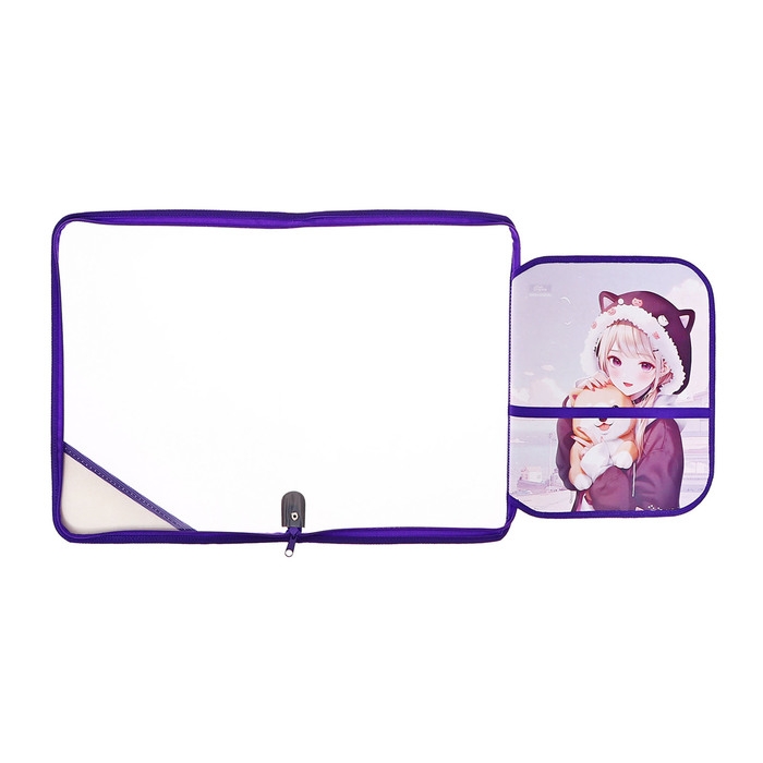 Папка для труда А4, 325 х 230 х 25 мм, молния вокруг, откидная планка, пластиковая, ПТР-1, Calligrata  Папка для труда А4, 325 х 230 х 25 мм, молния вокруг, откидная планка, пластиковая, ПТР-1, Calligrata "Корея"