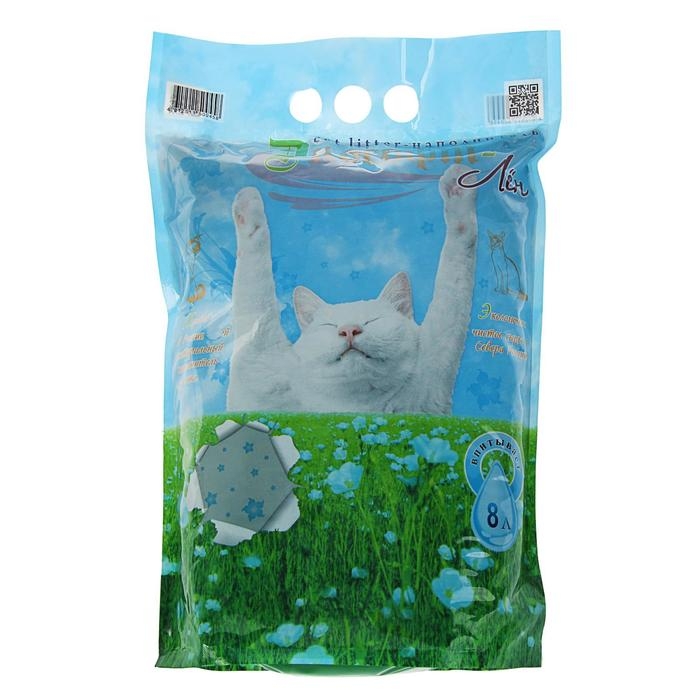 Наполнитель впитывающий льняной Наполнитель впитывающий льняной "Экософт Лен", 8 л