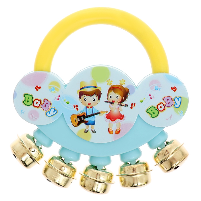 Бубен детский «Малышок», цвета МИКС